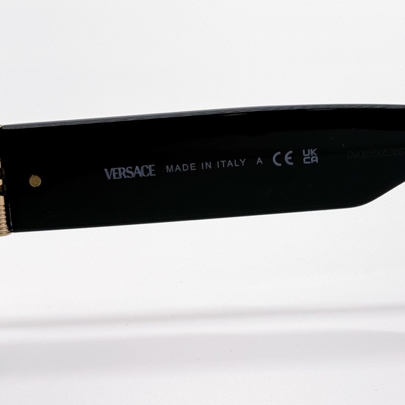 NEW VERSACE VE4465 GB1/87 SQUARE MOD 4465 BLACK VE4465 GB187 UNISEX SUNGLASSES - Picture 8 of 10